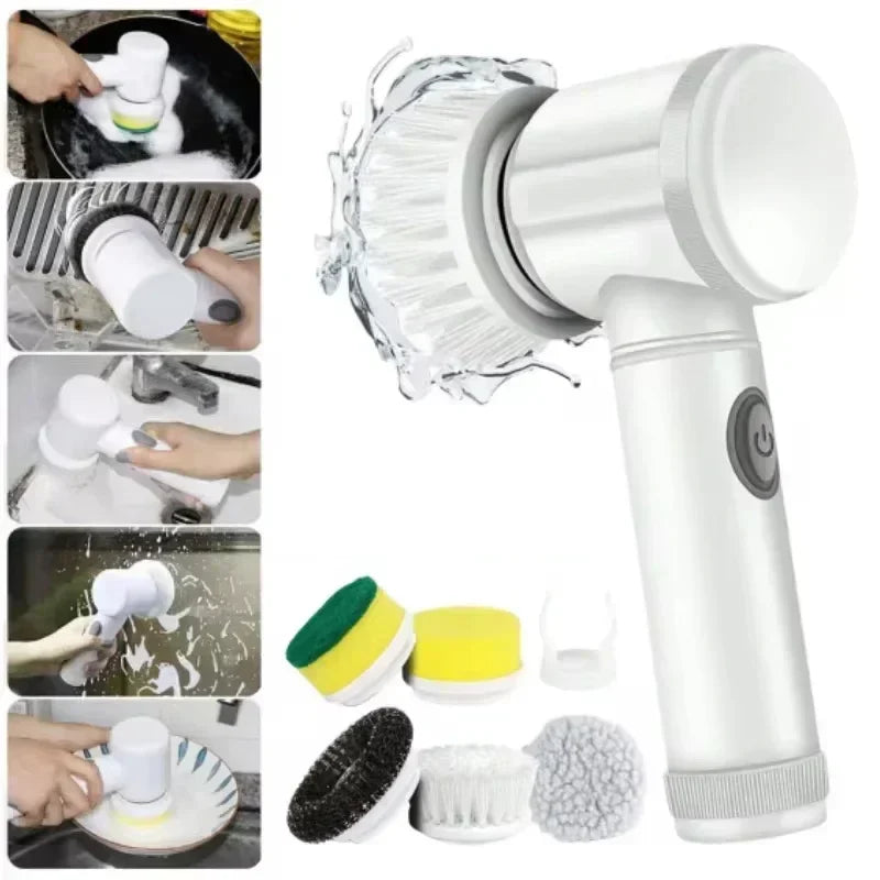 Effortless Spin Cleaning Brush