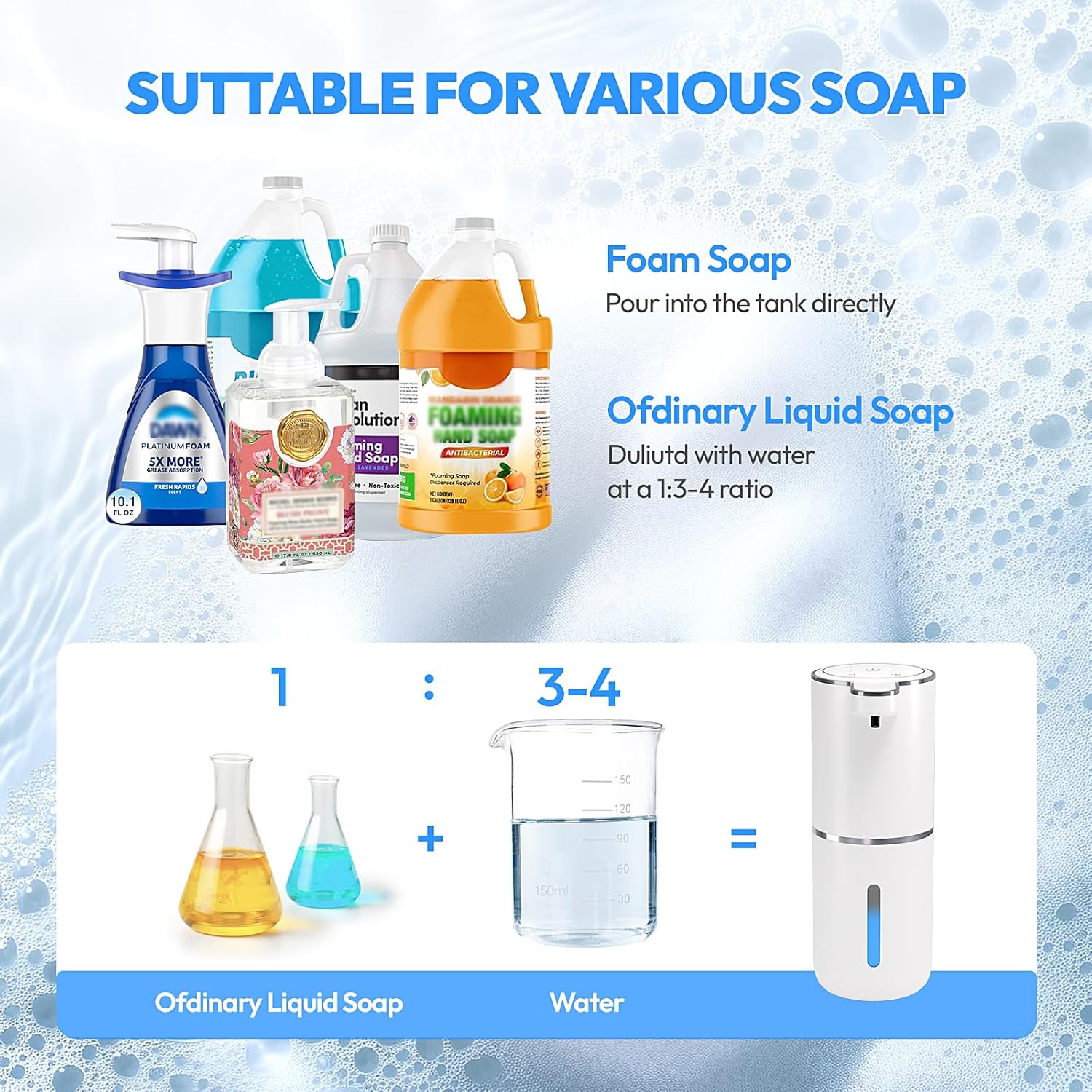 Smart Touchless Foam Soap Dispenser